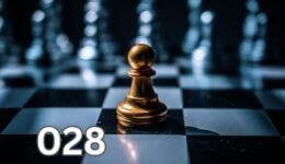 A gold pawn chess piece on a chessboard, symbolising how the right mindset can transform even the smallest player into a golden opportunity.