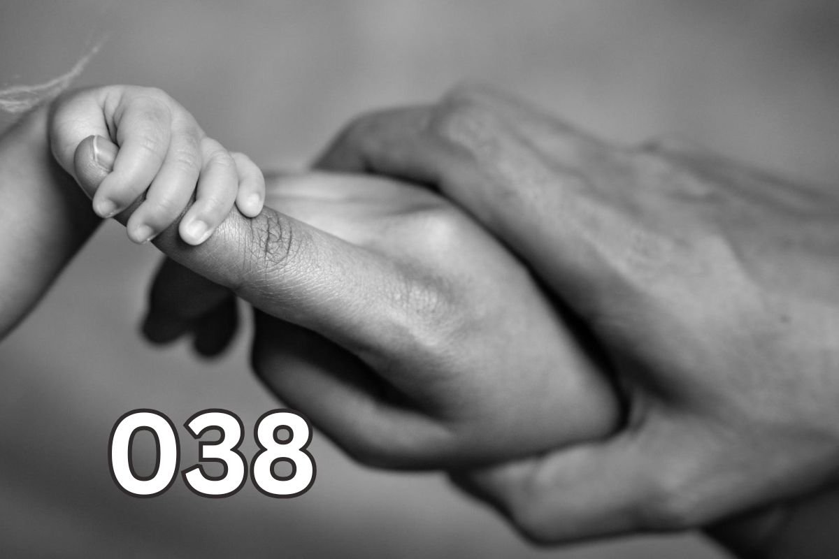 The Fragility and Beauty of Life in a Single Touch A baby holds its mother’s finger while the father also holds the mother’s hand, symbolising deep questions about life’s meaning and what truly matters.