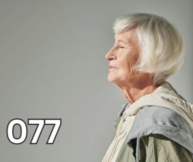 Elderly woman with eyes closed enjoying soft sunlight, symbolising wisdom and calm reflection in marriage advice.