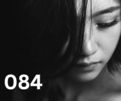 Calm portrait of a woman with eyes closed expressing peace and reflection
